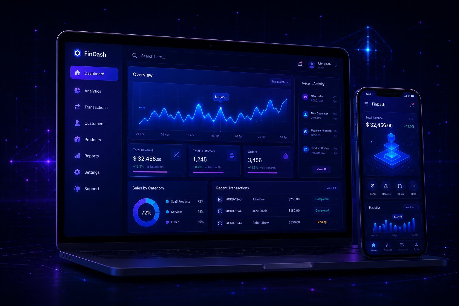 FinDash Web App